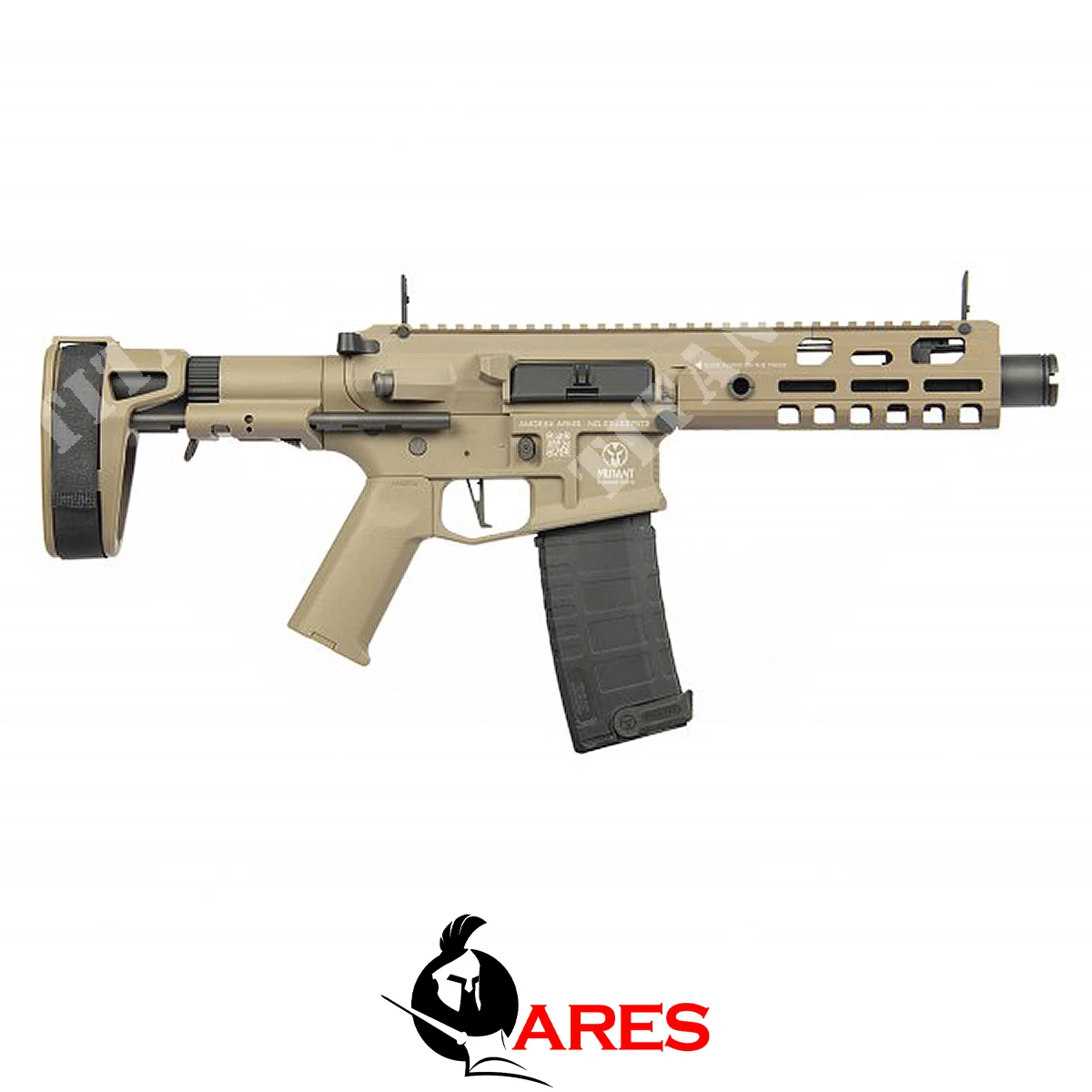 FUSIL ELECTRICO MUTANT AM-M-002 DARK EARTH ARES (AR-MUT7T)