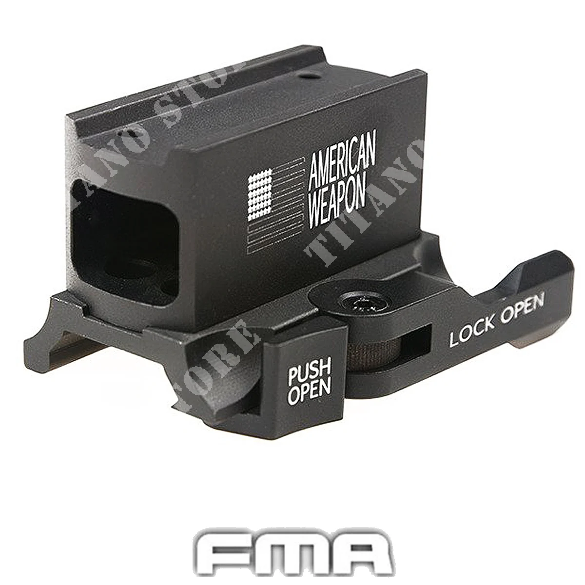 MIRA REFLEJA QD BASE NEGRA ALTA FMA (FA-TB1065-BK)