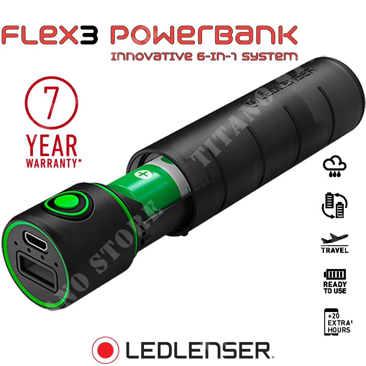 LENTE LED POWERBANK FLEX 3 (502126)