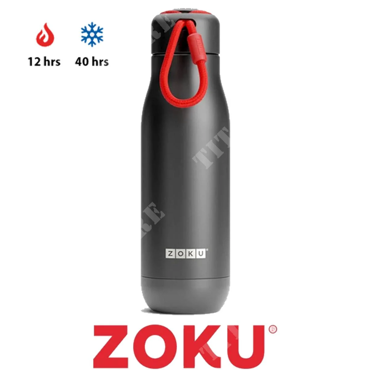 BOTELLA TERMICA NEGRA 500ml. ZOKU (ZK142-101)