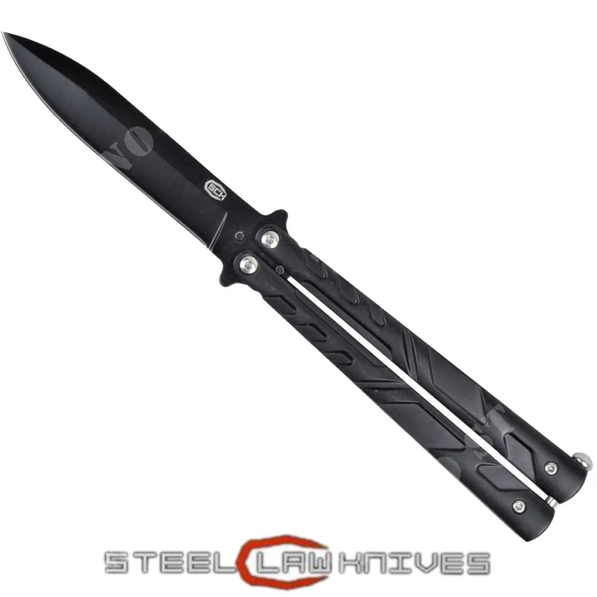 CUCHILLO SCK NEGRO MARIPOSA (CW-089)