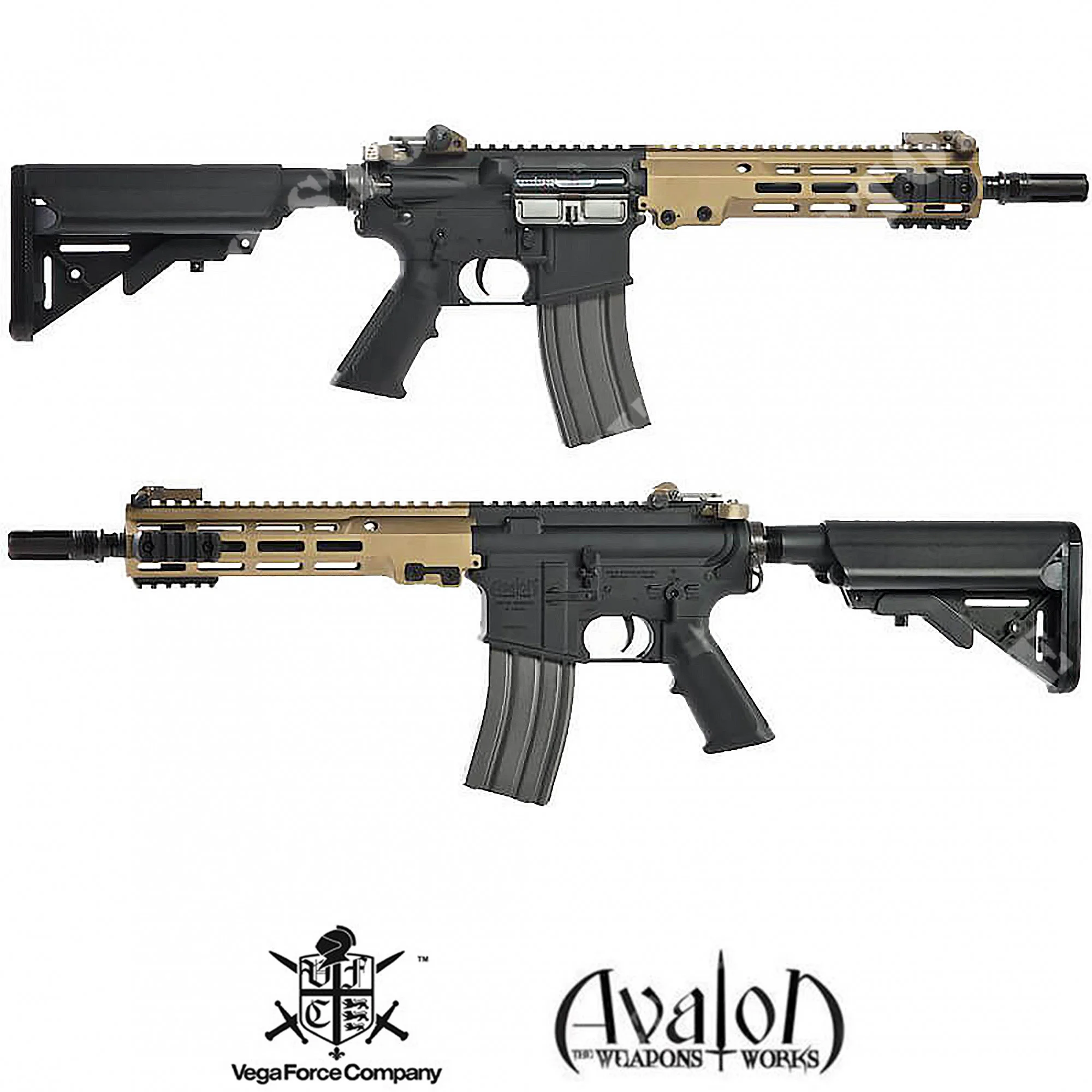 M4 URG-I CQB AEG TAN/BK AVALON VFC (AV1-M4URGISTB01)