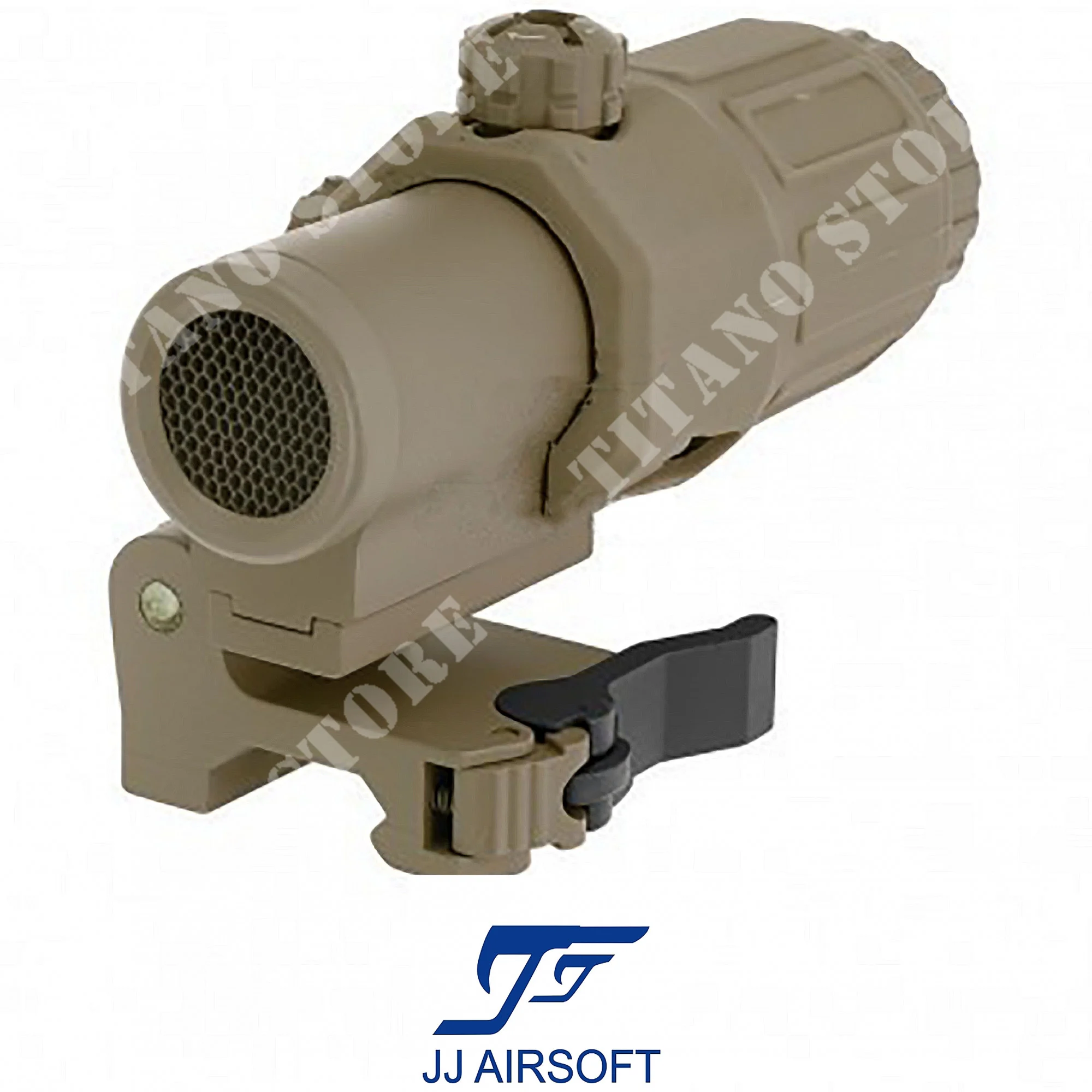 LUPA G33 3X CON ANILLO PLEGABLE TAN JJ AIRSOFT (JA-5356-TAN)