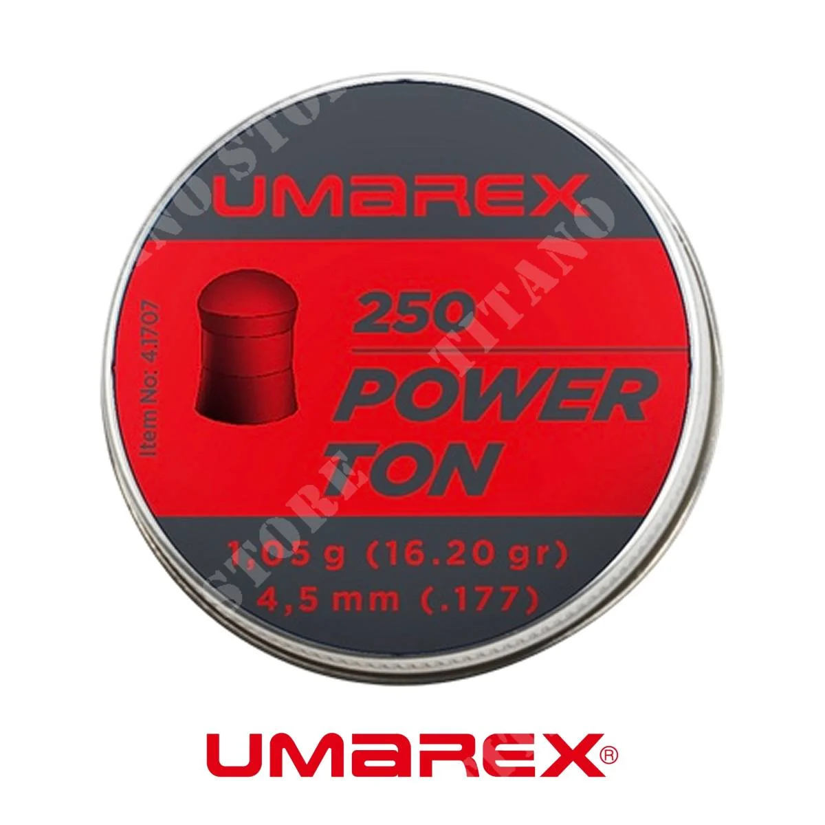 PLUMBINI POWER TON 4,5MM 250PZ UMAREX (4.1707)