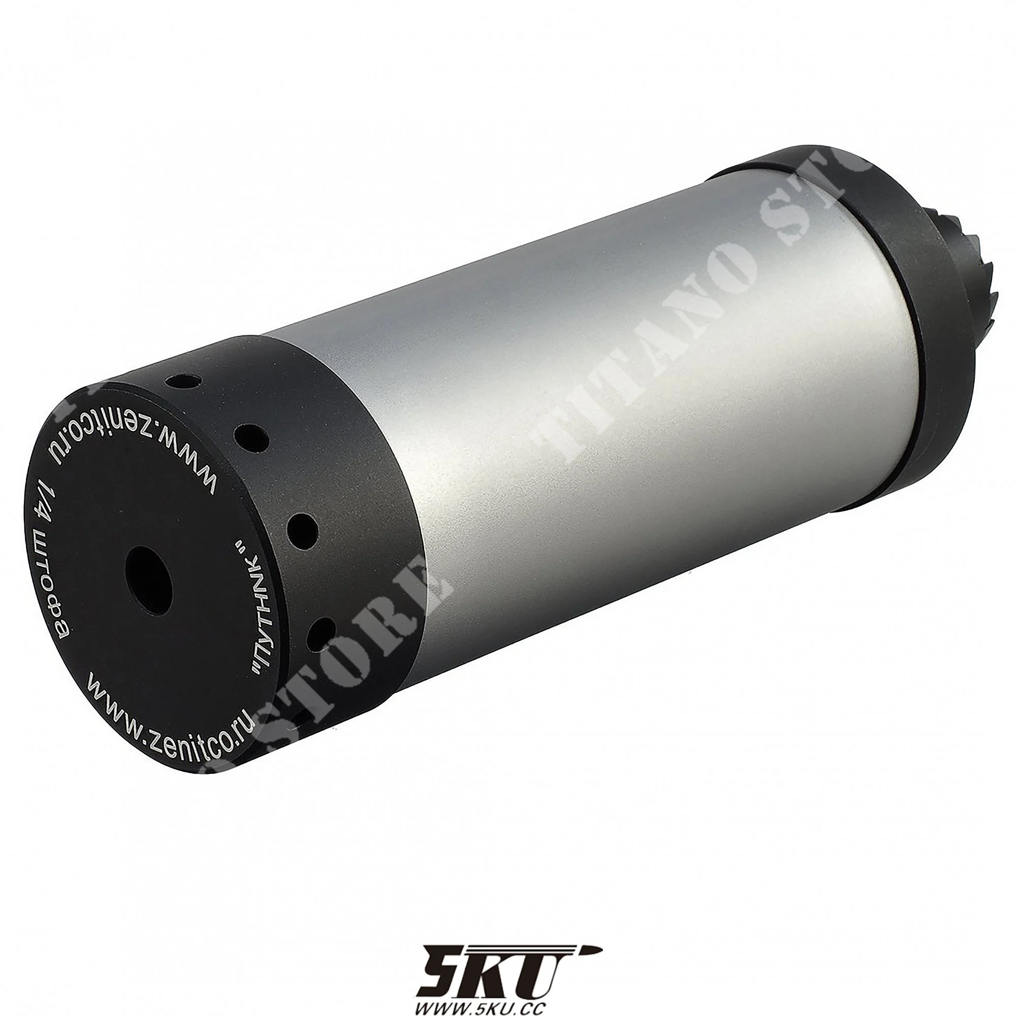 SILENCIADOR DTK PUTNIK ZENITCO PARA AK 14/24MM NEGRO 5KU (5KU-289-BK)