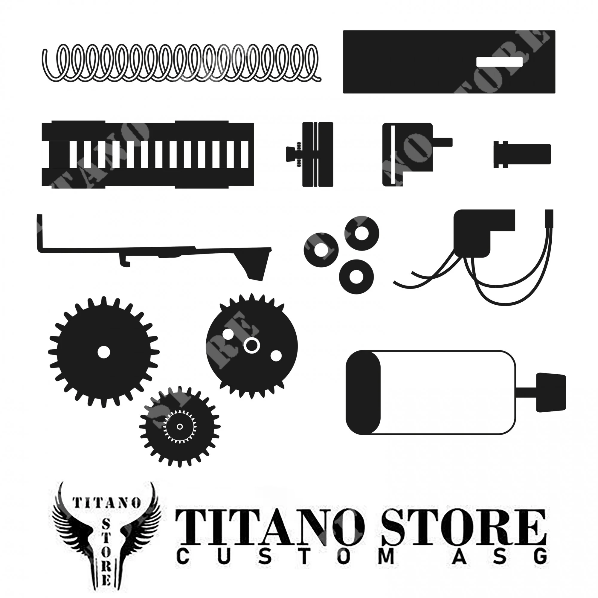 ACTUALIZACIÓN 06 RIFLES AIRSOFT DSG TITANO STORE CUSTOM (TS06)