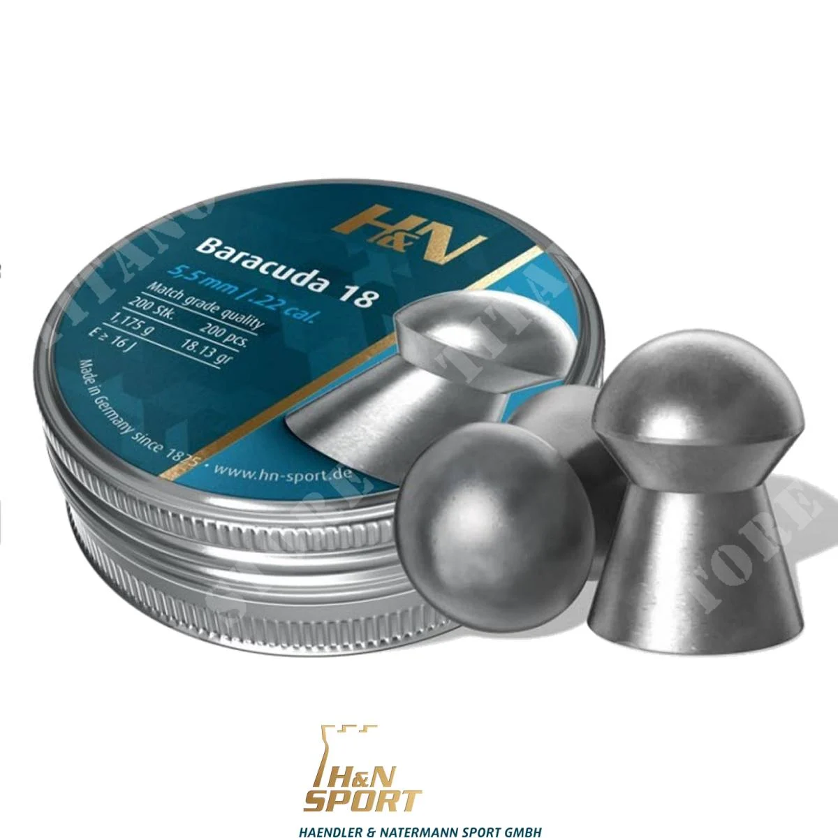 FONTANEROS BARACUDA 18 5.52MM 1.175 G H&N (HN-BRC18-5.52)