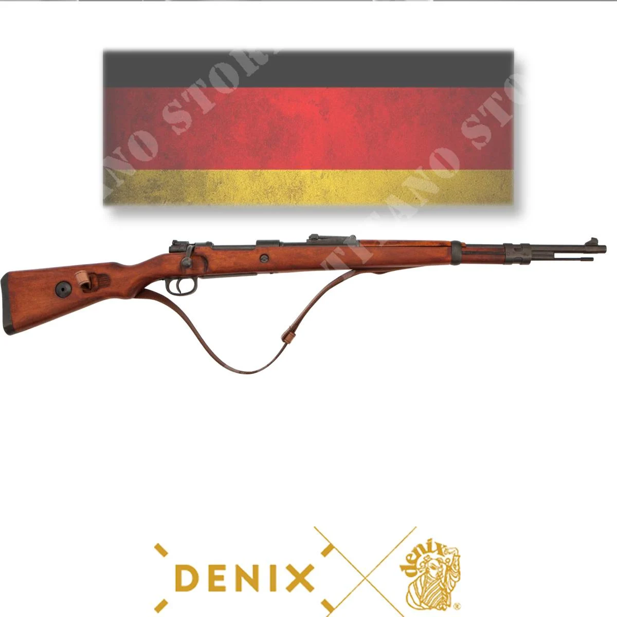REPLICA MAUSER K98 CON CINTURÓN DENIX (01146 / C)