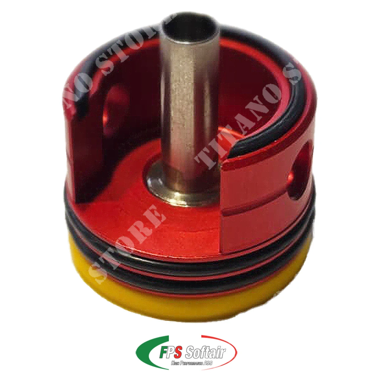 CABEZAL DE CILINDRO V2 ERGAL CON JUNTA TÓRICA DE DOBLE SELLADO Y ALMOHADILLA AMARILLA FPS (TC02C)