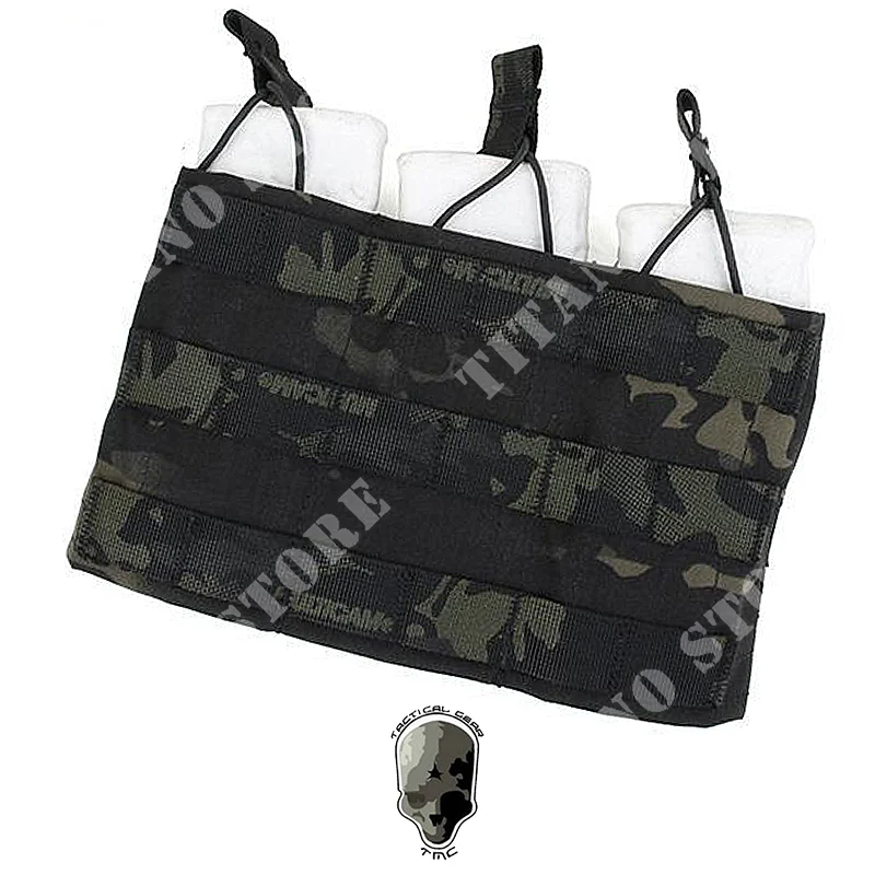 ESTUCHE TRIPLE CARGADOR M4 MULTICAM NEGRO TMC (TMC2443-MCBK)