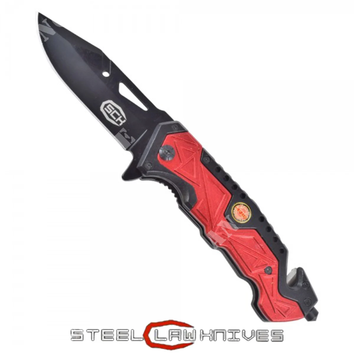 CUCHILLO SCK ROJO / NEGRO (CW-031-2)