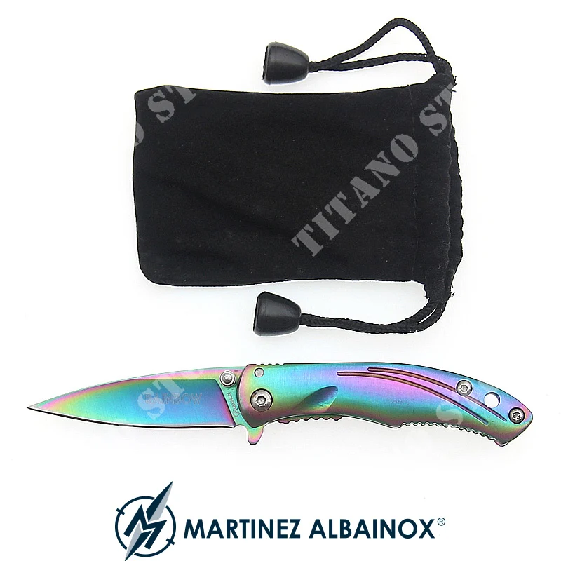 NAVAJA ARCO IRIS 443 HOJA MULTICOLOR 5,5cm MARTINEZ ALBAINOX (ALB-18443)