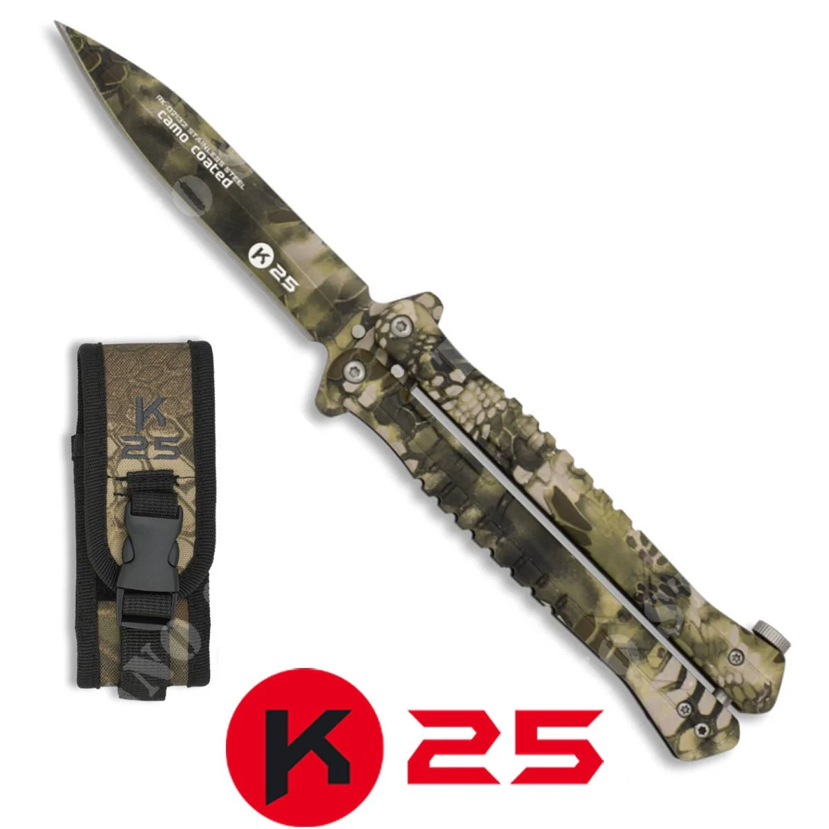 CUCHILLO ARENA CAMO MARIPOSA PHYTON K25 (K25-02132)