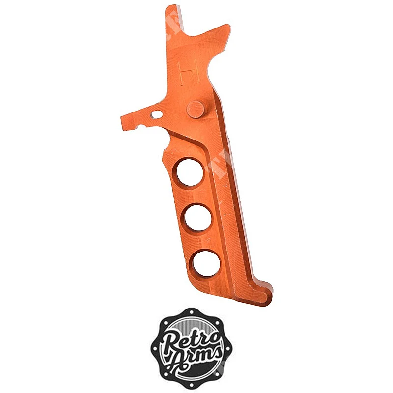 AR15 H-TYPE CNC GATILLO NARANJA BRAZOS RETRO (RA-6952)