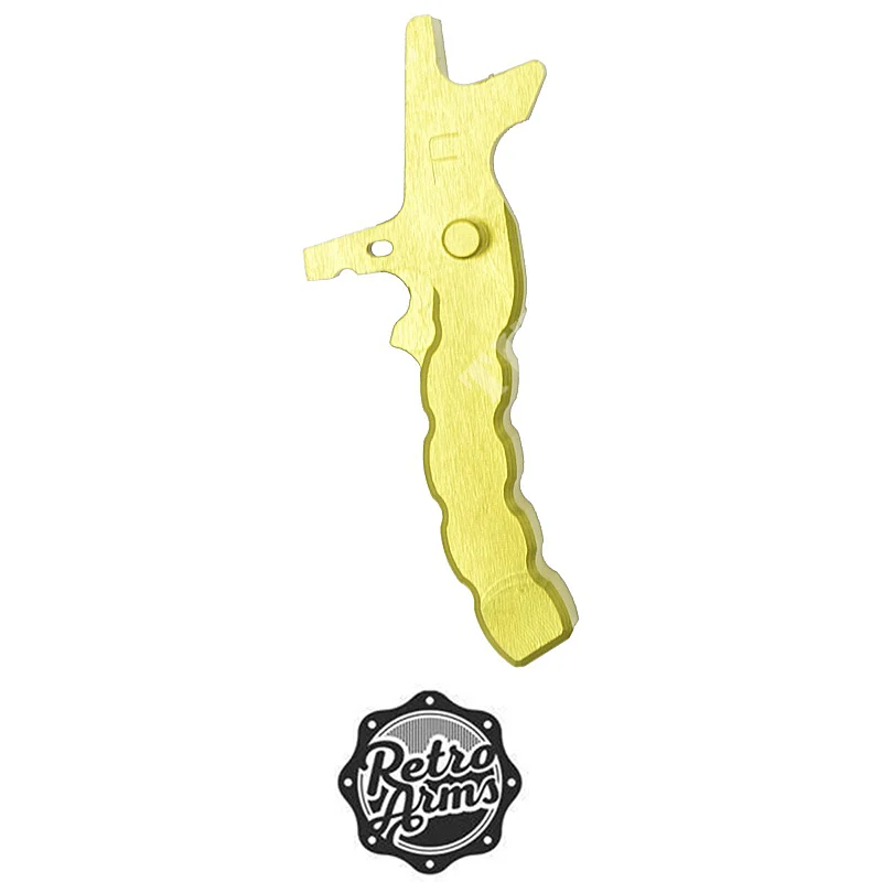GATILLO CNC AR15 F-TYPE BRAZOS RETRO AMARILLO (RA-6933)