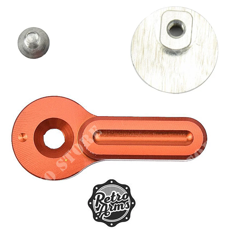SELECTOR CNC AR15 TIPO B BRAZOS RETRO NARANJA (RA-7013)
