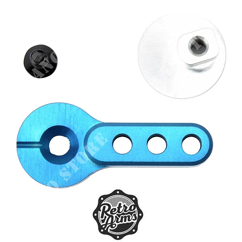 SELECTOR CNC AR15 TIPO A BRAZOS RETRO AZULES (RA-6847)