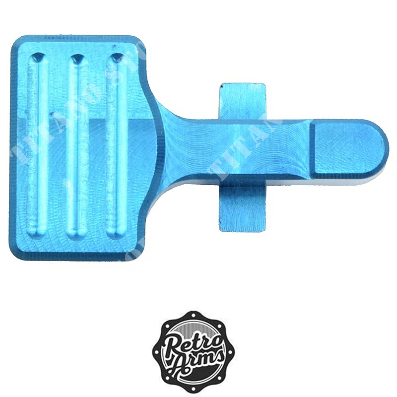 TORNILLO ATRAPADOR CNC AR15 TIPO B BRAZOS RETRO AZUL CLARO (RA-6867)