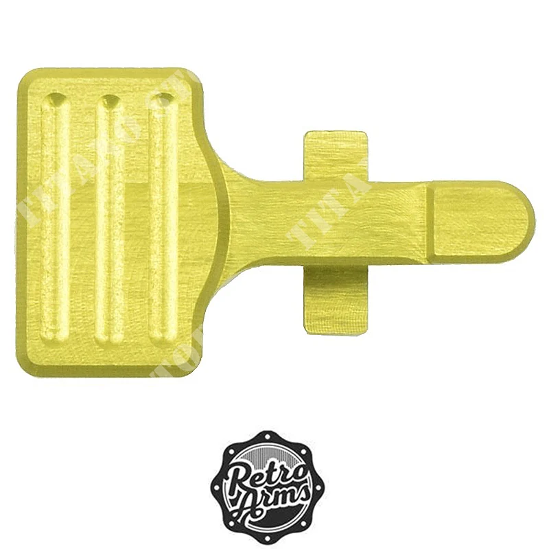 TORNILLO ATRAPADOR CNC AR15 TIPO B AMARILLO RETRO BRAZOS (RA-6863)