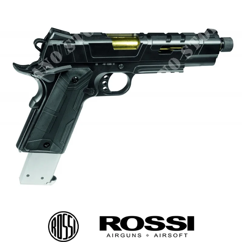 1911 PISTOLA ROJA ALAS ORO ROSSI (ROS-02-029709)