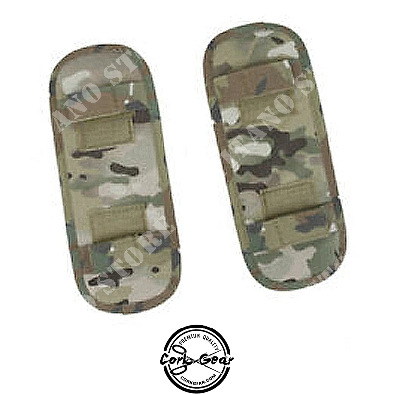 JUEGO 2 CORREAS DE HOMBRO ACOLCHADAS PARA TÁCTICAS DE ENGRANAJES DE CORCHO MULTICAM (COG015-MC)