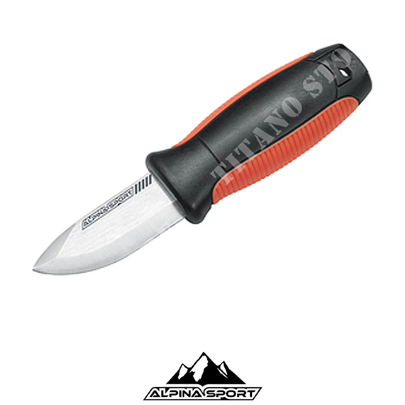 CUCHILLO PEQUEÑO ANCHO ALPINA SPORT BK / NARANJA UMAREX (5.0997)