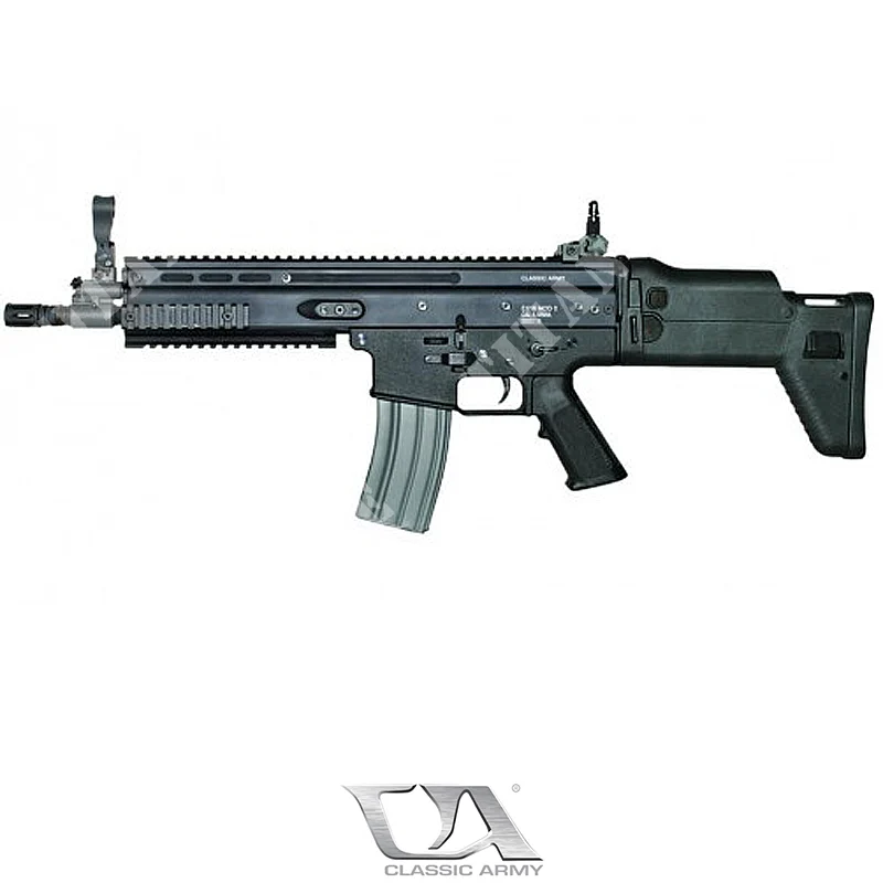 MK16 SCAR-L CQC SPORTLINE NEGRO CLÁSICO EJÉRCITO (SP029P-B)