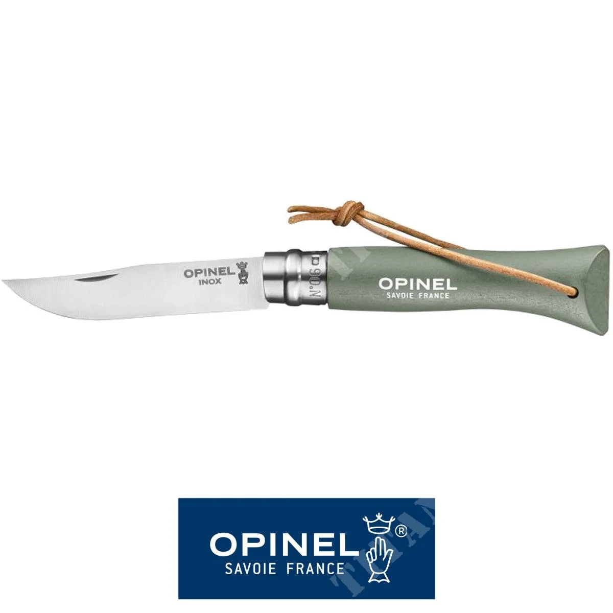CUCHILLO N.06 SALVIAC / CORREA ACERO INOXIDABLE OPINEL (OPN-002203)
