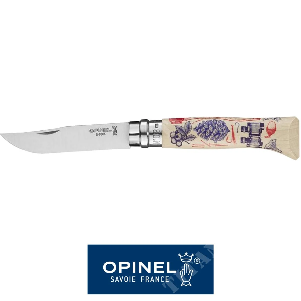 CUCHILLO EDICIÓN ESCAPADE BIVOUAC N.08 INOX OPINEL (OPT-002444)