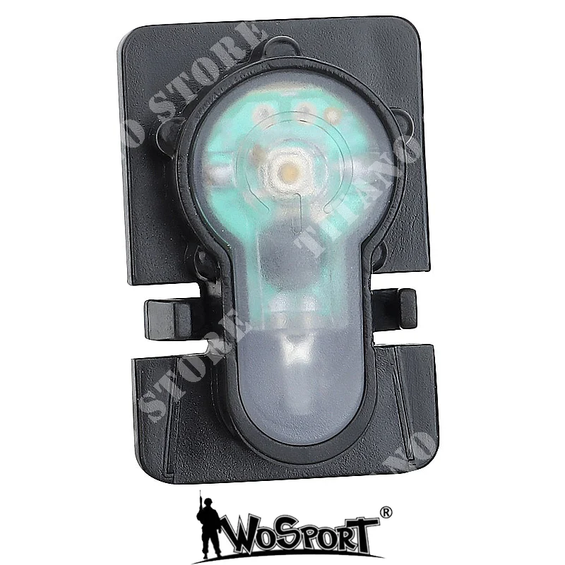 LUZ DE SEÑALIZACIÓN PARA DESLIZANTES DE SOPORTE NEGRO WO SPORT (WO-LT03B)