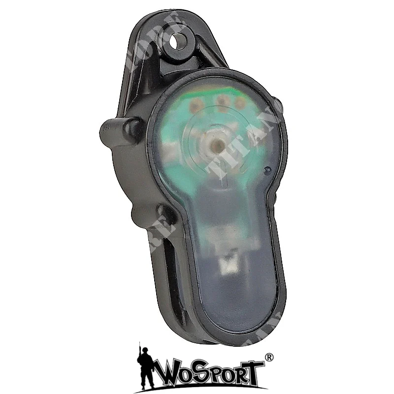 LUZ DE SEÑAL CON SOPORTE DE VELCRO NEGRO WE SPORT (WO-LT01B)