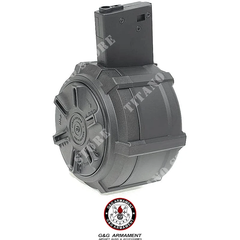 CARGADOR DE TAMBOR MANUAL M4 2300BB NEGRO G&G (G-08-171)