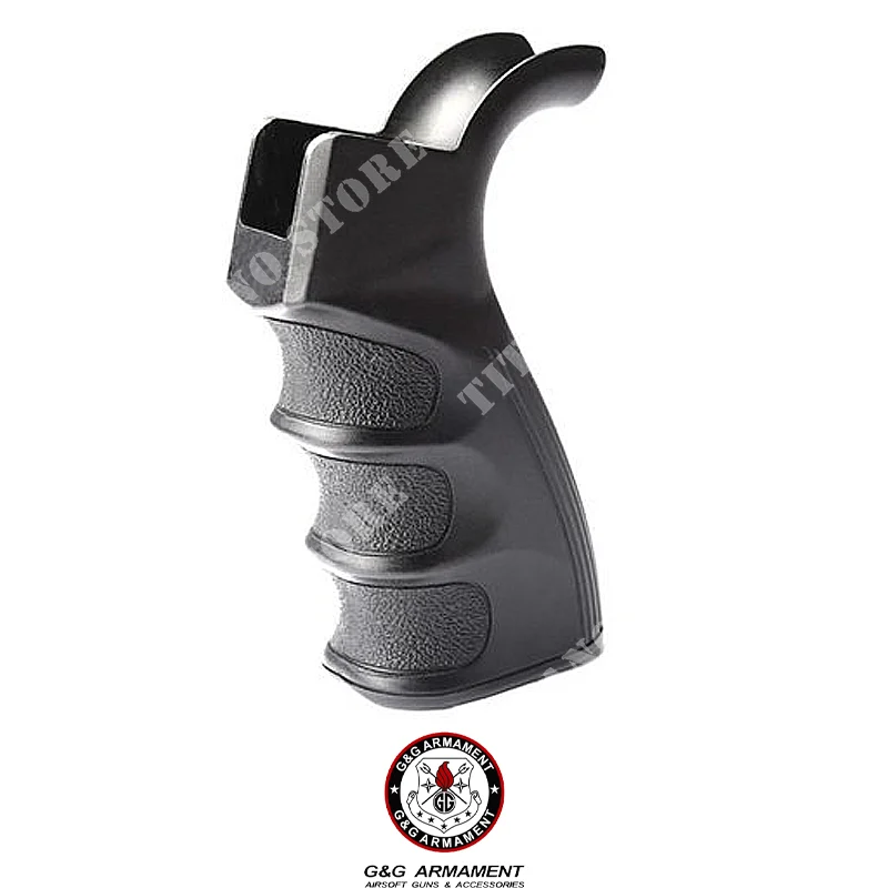 GRIP MOTOR ERGONÓMICO GR16 NEGRO G&G (G-03-094)