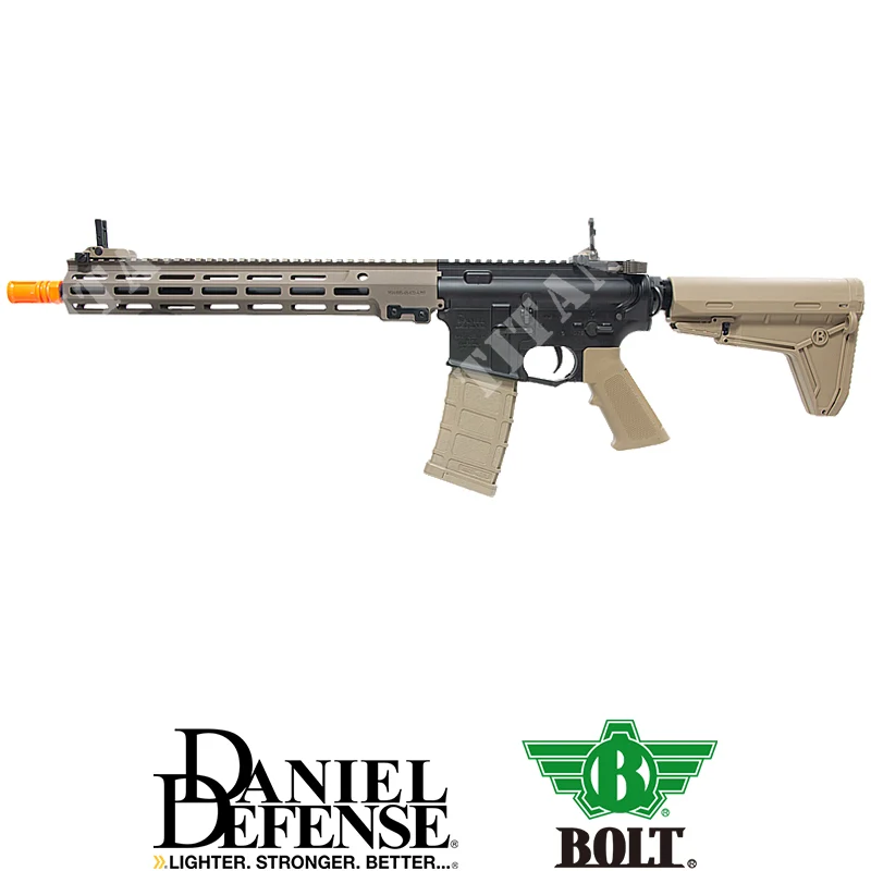 B4 MK16 URG-U DANIEL DEFENSE BRSS NEGRO / TORNILLO TAN (BOLT-B4URG-U-TN)
