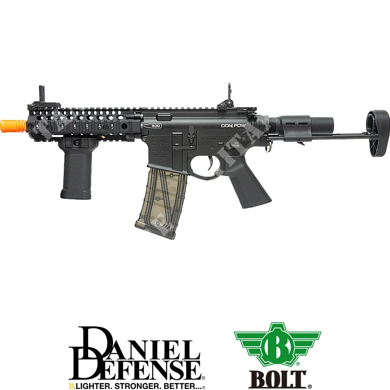 MK18 DAGA PDW 7'' DANIEL DEFENSE BLACK BOLT (BOLT-DDDAGGER-BK)