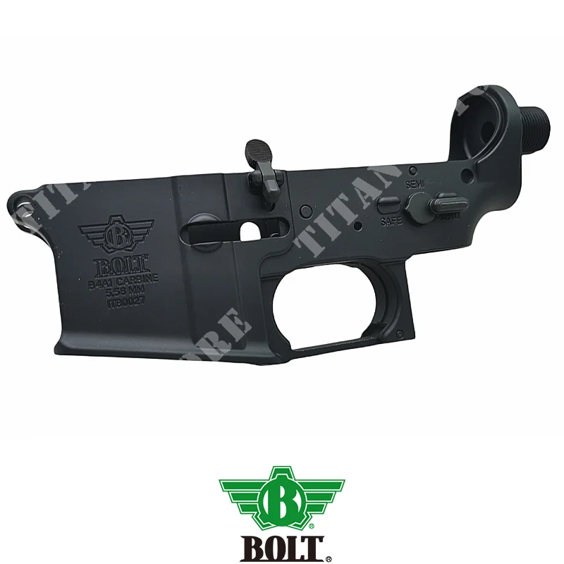 RECEPTOR INFERIOR PERNO M4 GRABADO LOGO (B-24BK-GRABADO)