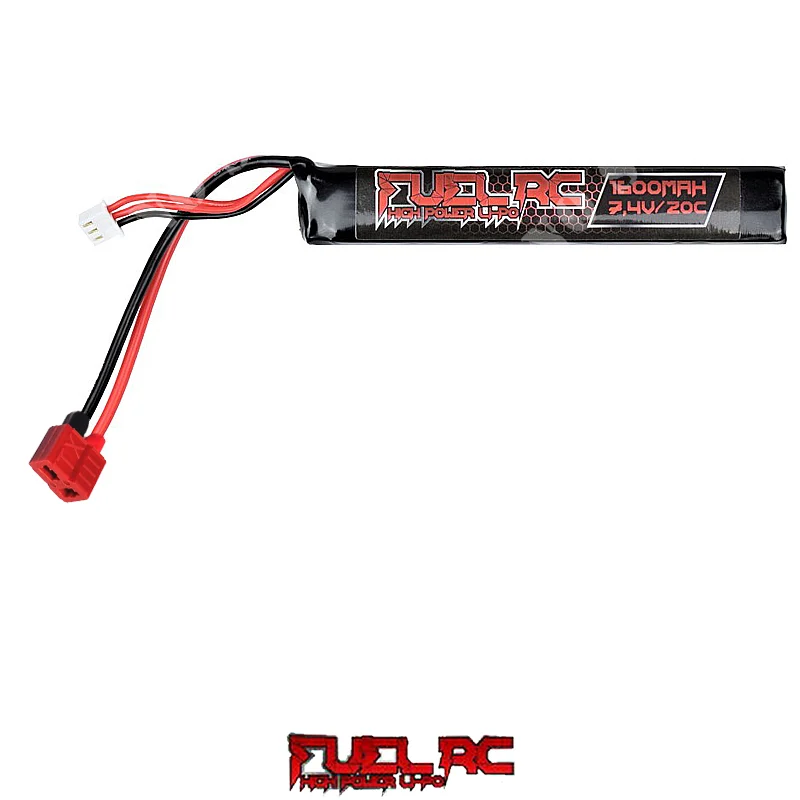BATERÍA LI-PO 7.4VX1600 MAH STICK DEANS FUEL (FL-7.4X1600L + DEANS)