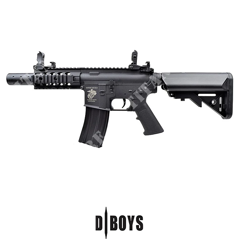 D-BOYS M4 5 '' ABS STUBBY NEGRO (1171)