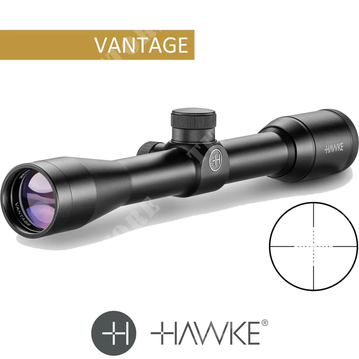 VISOR VANTAGE 4x32 MIL-DOT HAWKE (14101)