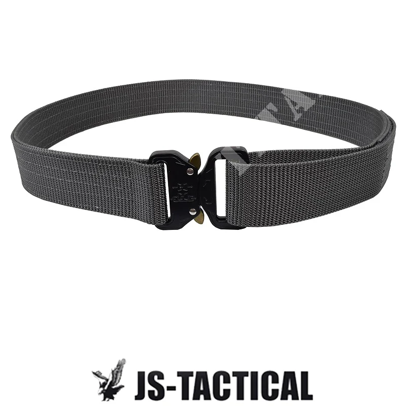 CINTURÓN TÁCTICO 1.5 '' GRIS JS-TACTICAL (JS-1030G)