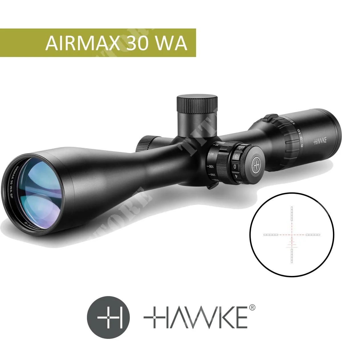 ÓPTICA AIRMAX 30 WA SF IR 8-32X50 AMX HAWKE (13341)