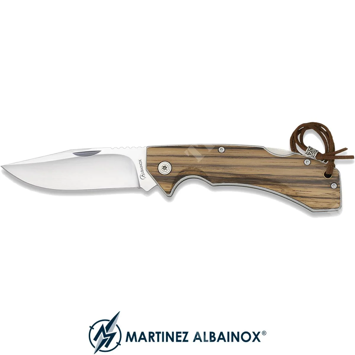 CUCHILLO CEBRA HOJA 8.70Cm M / MADERA ALBAINOX (ALB-18692)