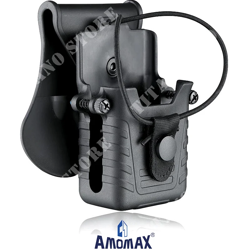 BOLSILLO SOPORTE RADIO RÍGIDO AMOMAX NEGRO (AM-RH)