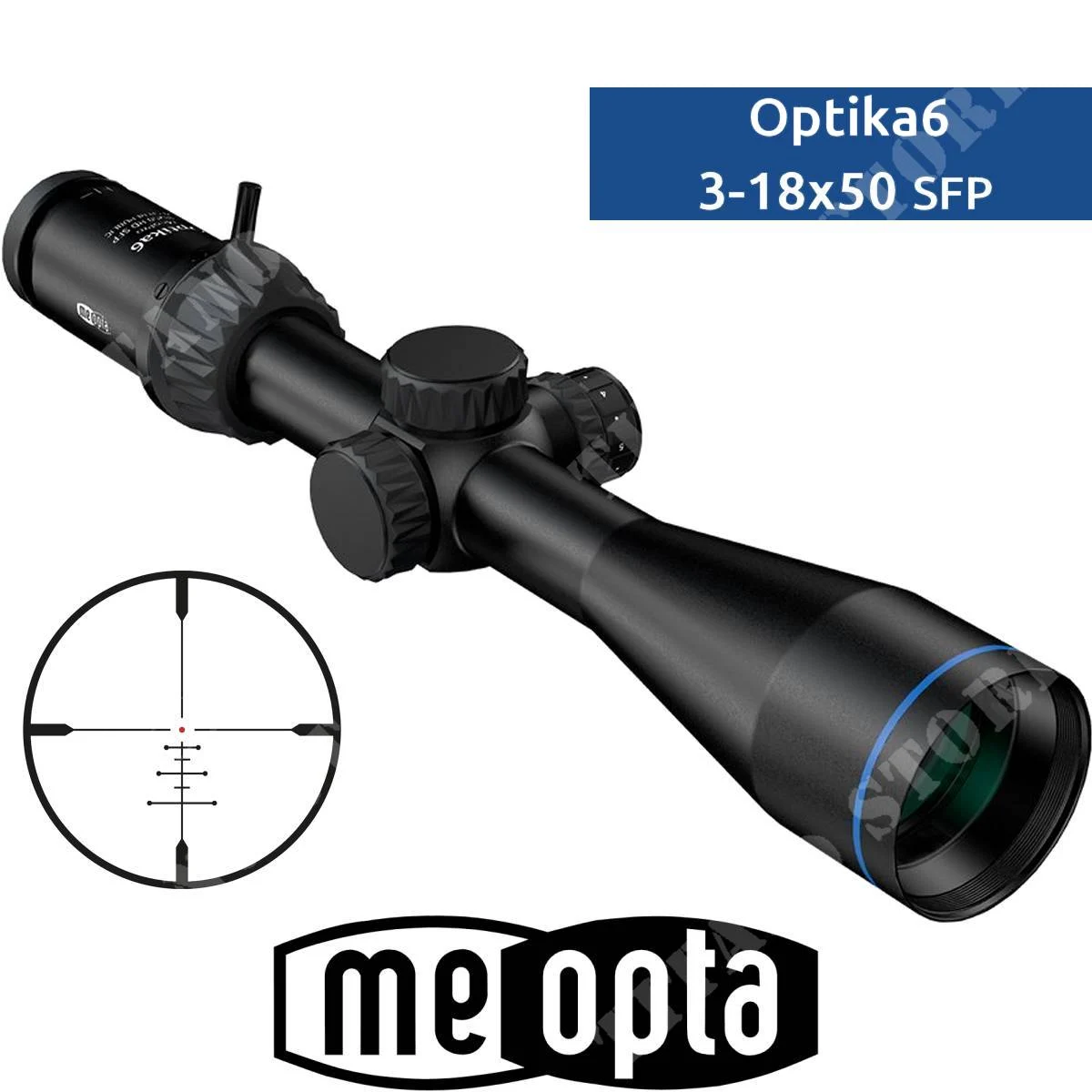VISOR MEOPRO OPTIKA6 3-18X50 RD SFP BDC3 ILL MEOPTA (393563)