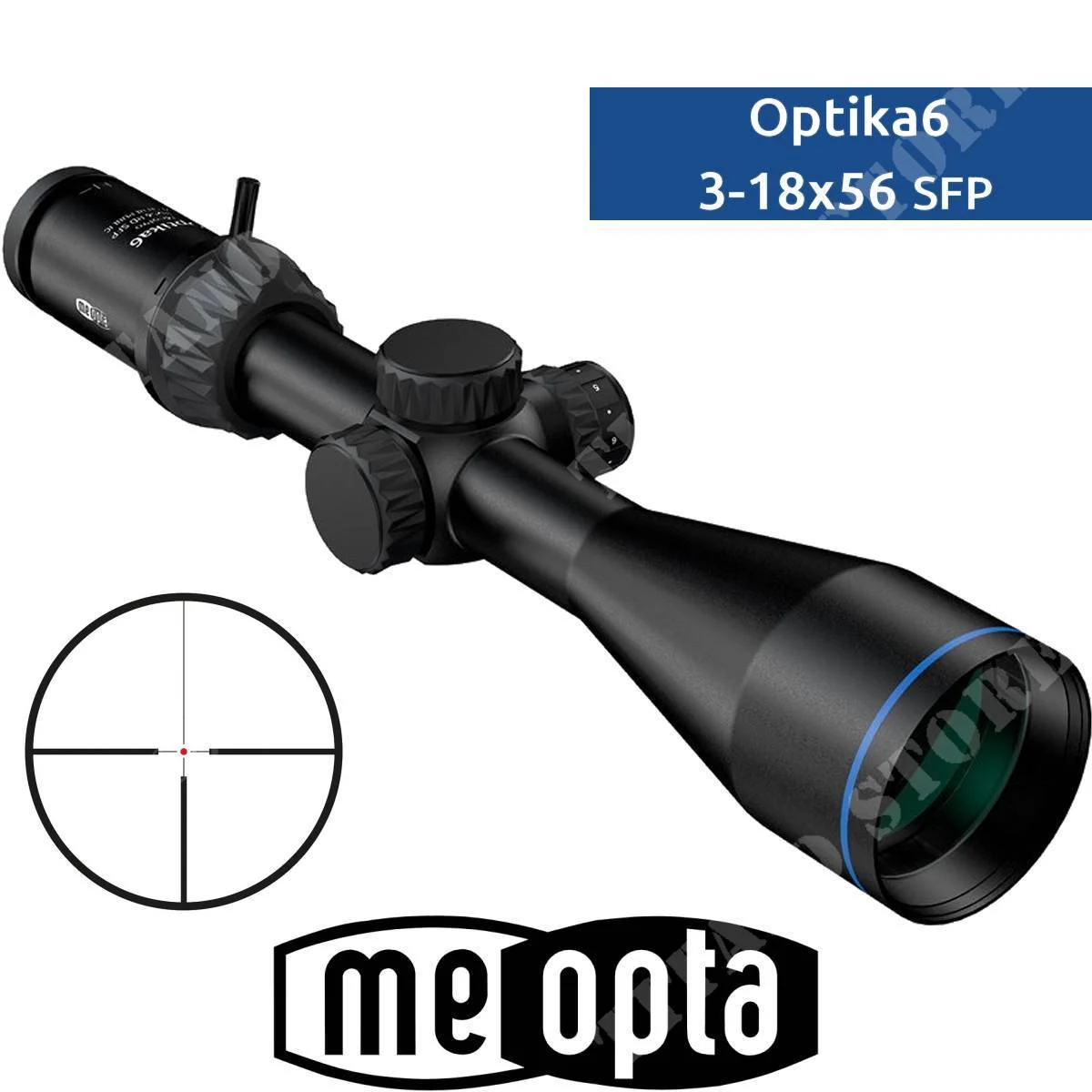 VISOR MEOPRO OPTIKA6 3-18X56 RD SFP 4C ILL MEOPTA (393589)
