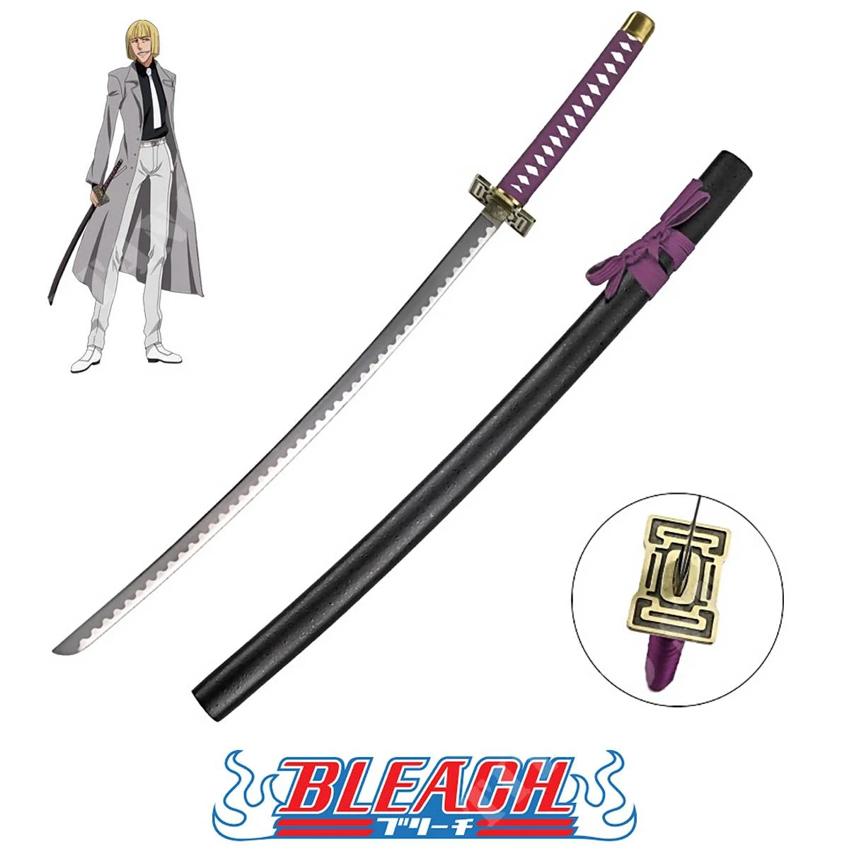KATANA SAKANADE DE HIRAKO SHINJI BLEACH (ZS576)