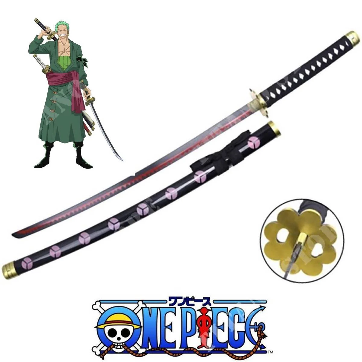 SHUSHUI KATANA DE BAMBÚ DE RORONOA ZORO (ZS511-WOOD)
