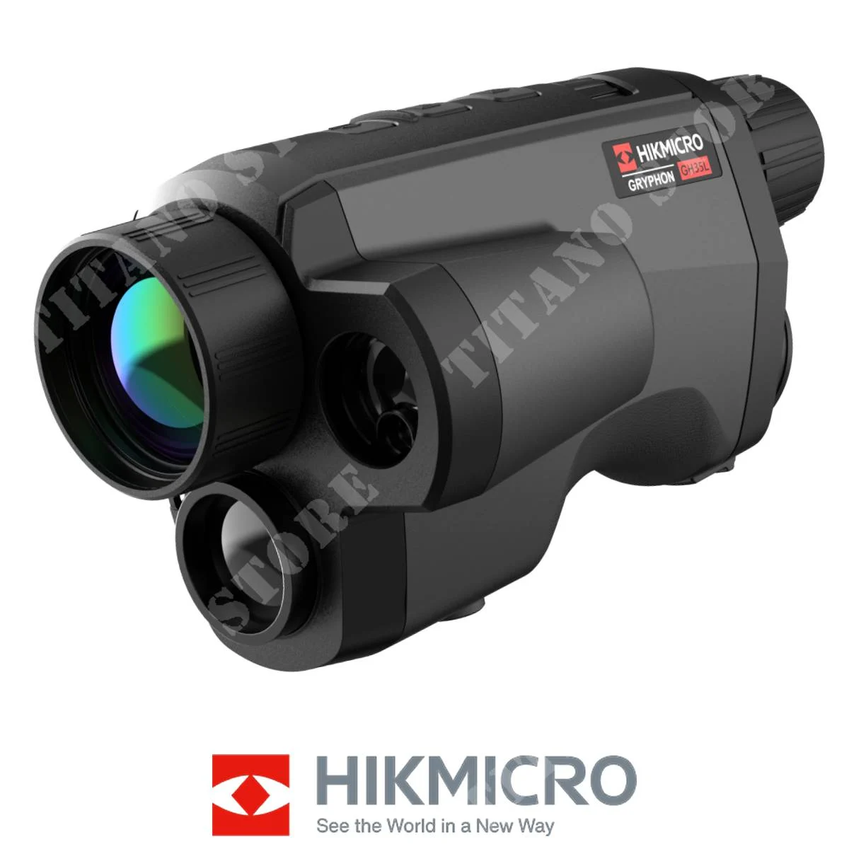 GRIFO MONOCULAR TÉRMICO LRF GH35 FUSION HIKMICRO (HM-GH35L)