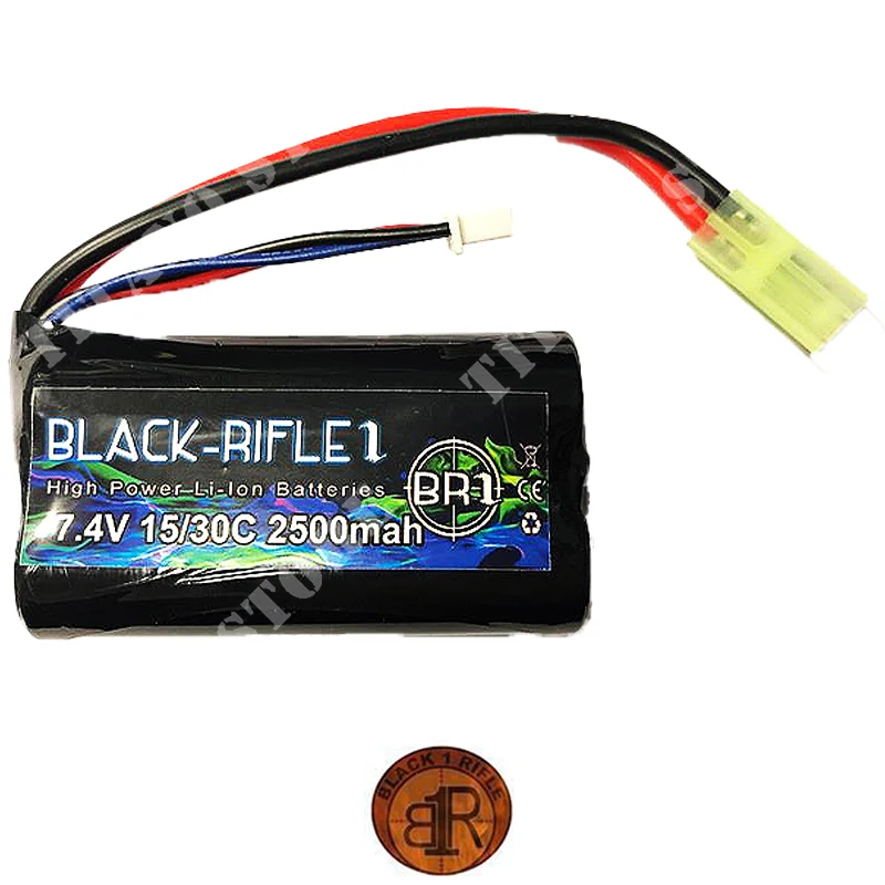 BATERÍA 7.4x2500 MAH PEQ Li-Ion TAMIYA BR1 (BRi7,4x2500PEQ)