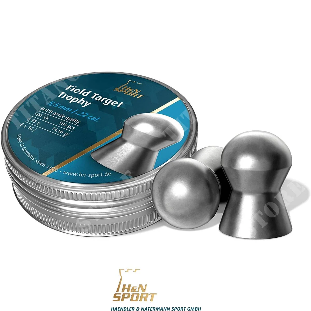 TROFEO DE OBJETIVO DE CAMPO 5.53MM H&N LEADS (HN-FTT-5,53)